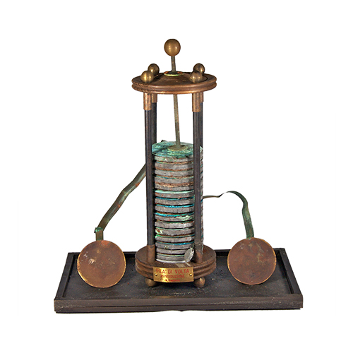 Reproduction of an original voltaic pile-1800