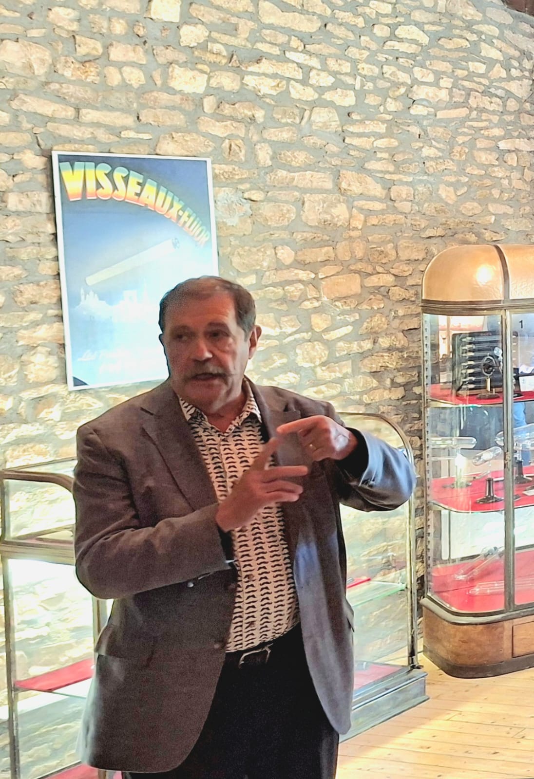 Venue d'Alain Aspect au musée Ampère